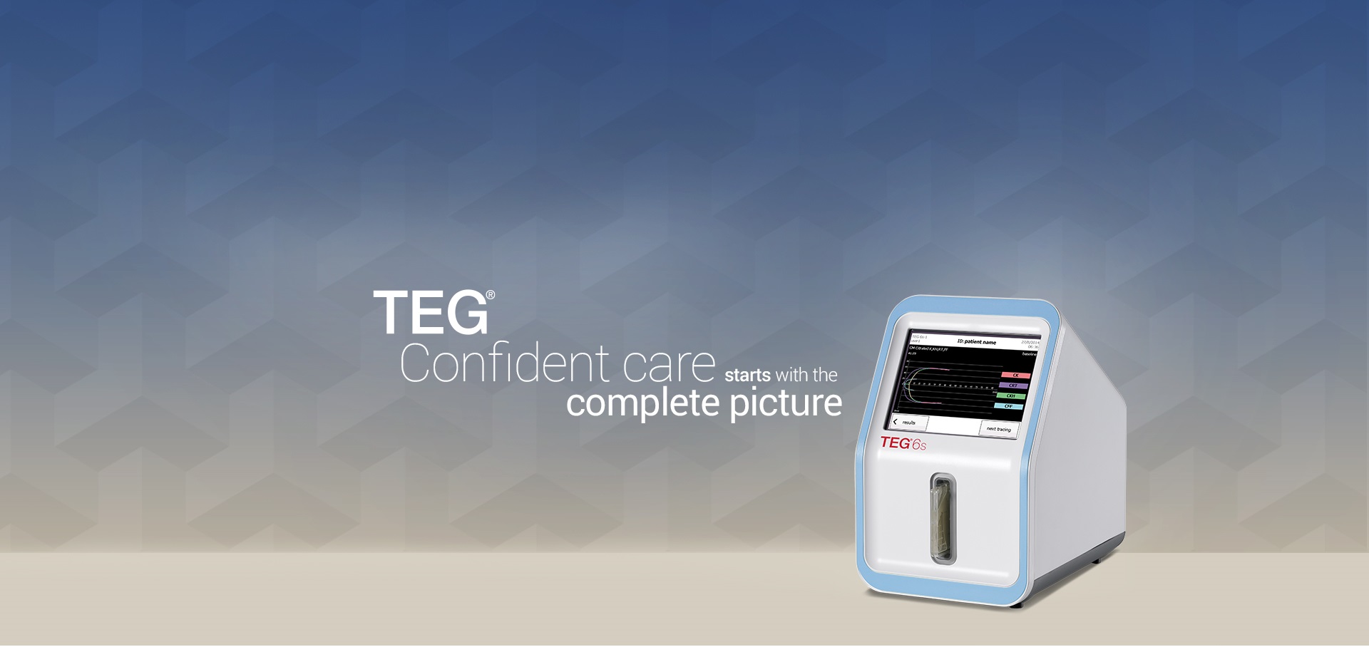 TEG Confident care starts with the complete picture